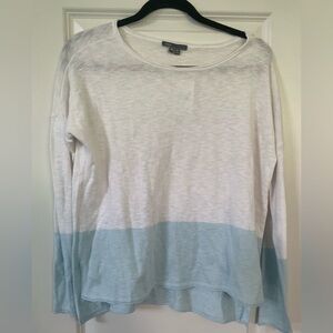NEW WITH TAGS VINCE 100% COTTON COLORBLOCK TOP